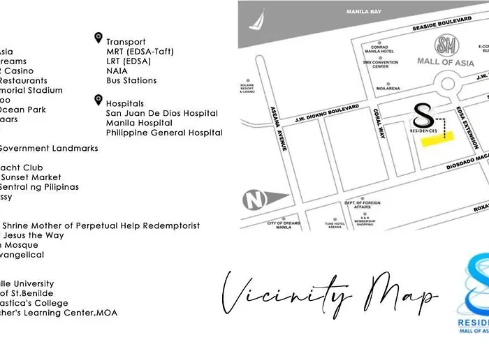 S Residences Tower 1 - Near Moa & Ayala Malls Bay